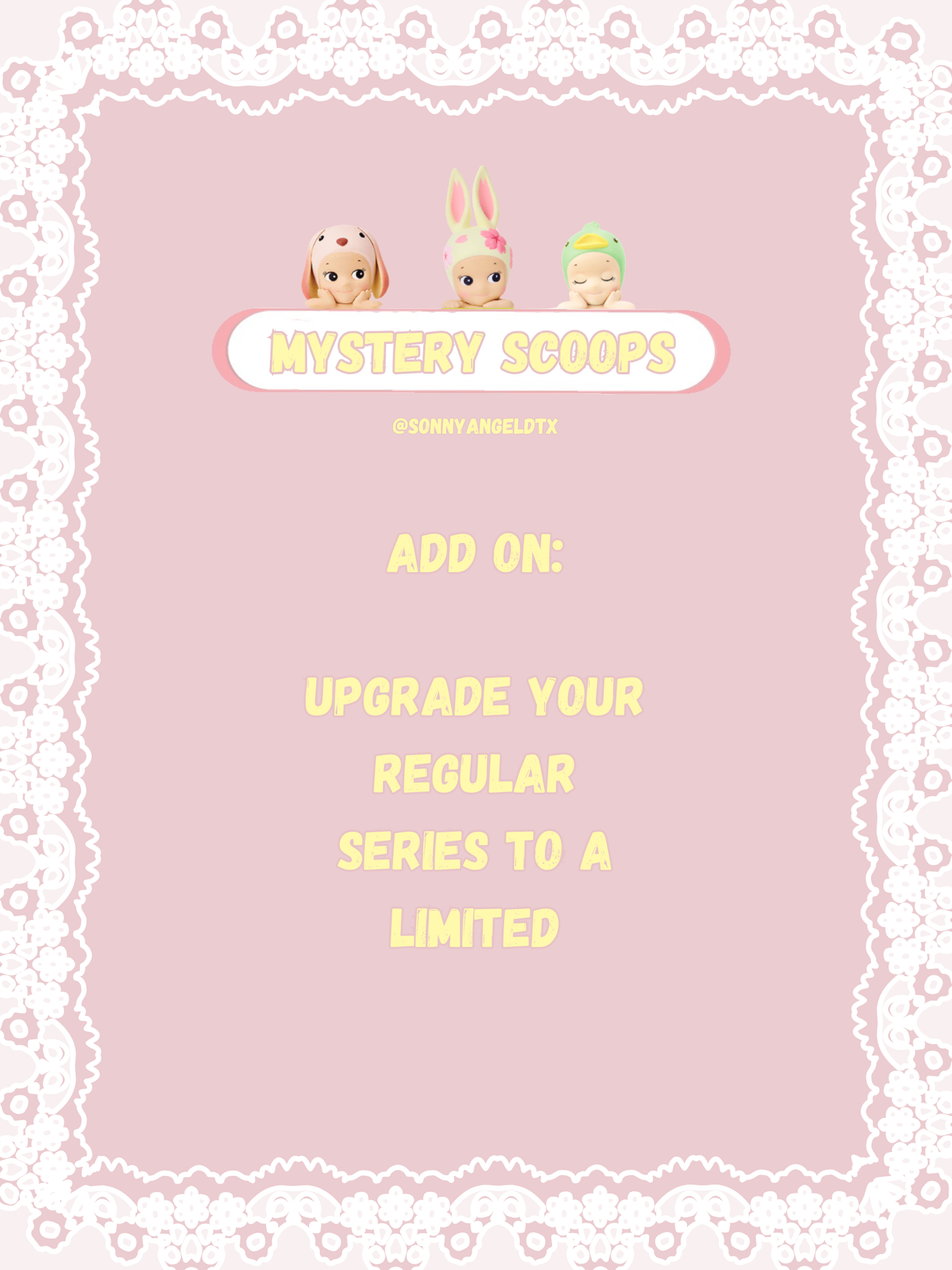 ADD-ON: upgrade your top sealed scoop to 2 limited sealed sonny series