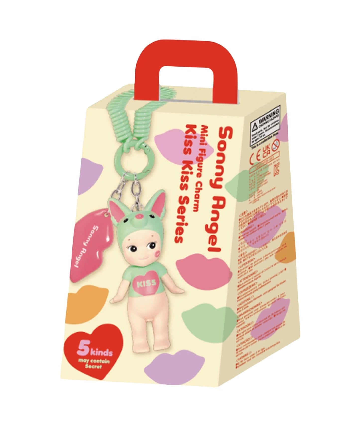 sonny angel sealed kiss kiss keychain