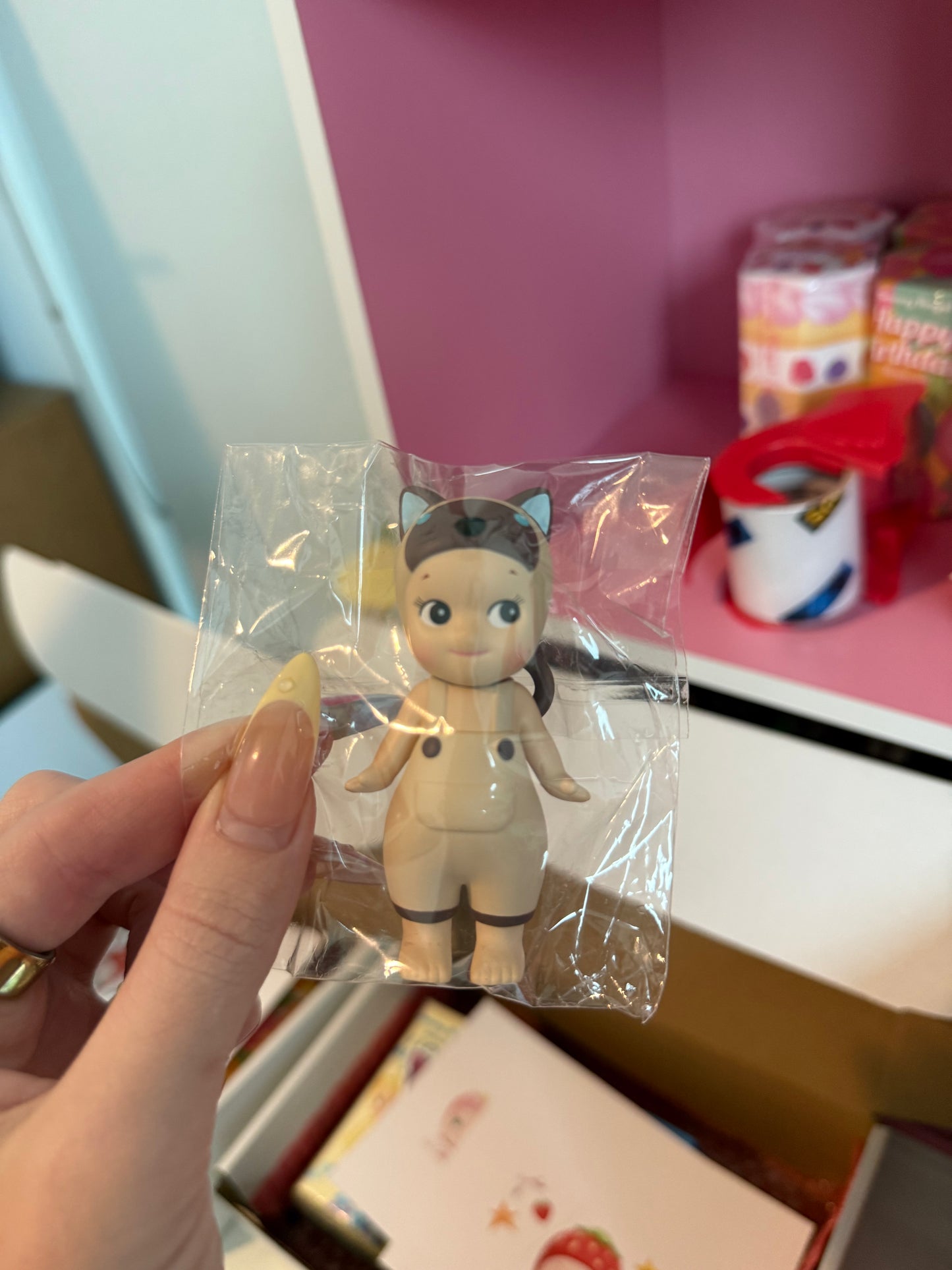 sonny angel opened siamese cat life