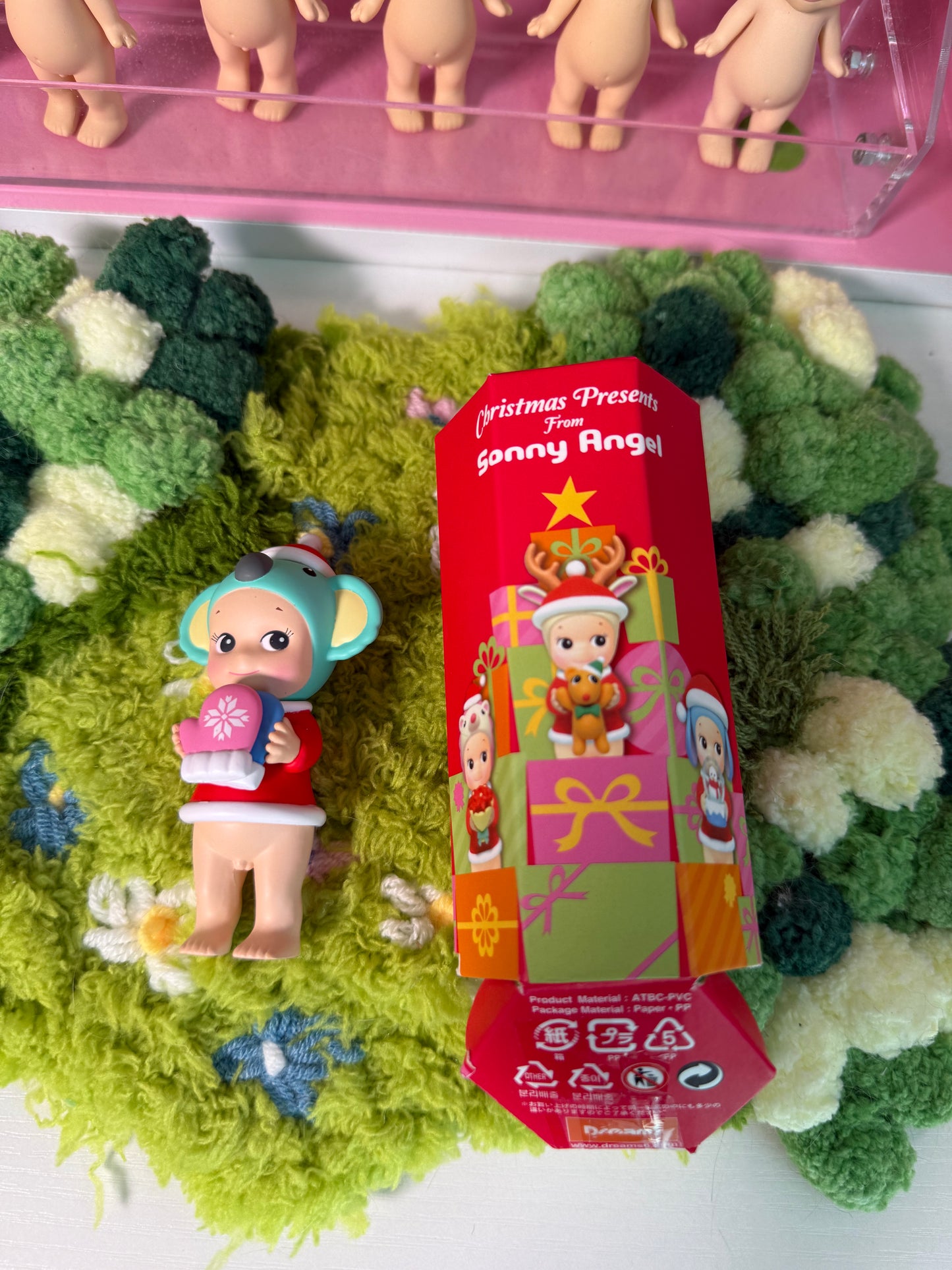 sonny angel opened christmas gifts koala mittens