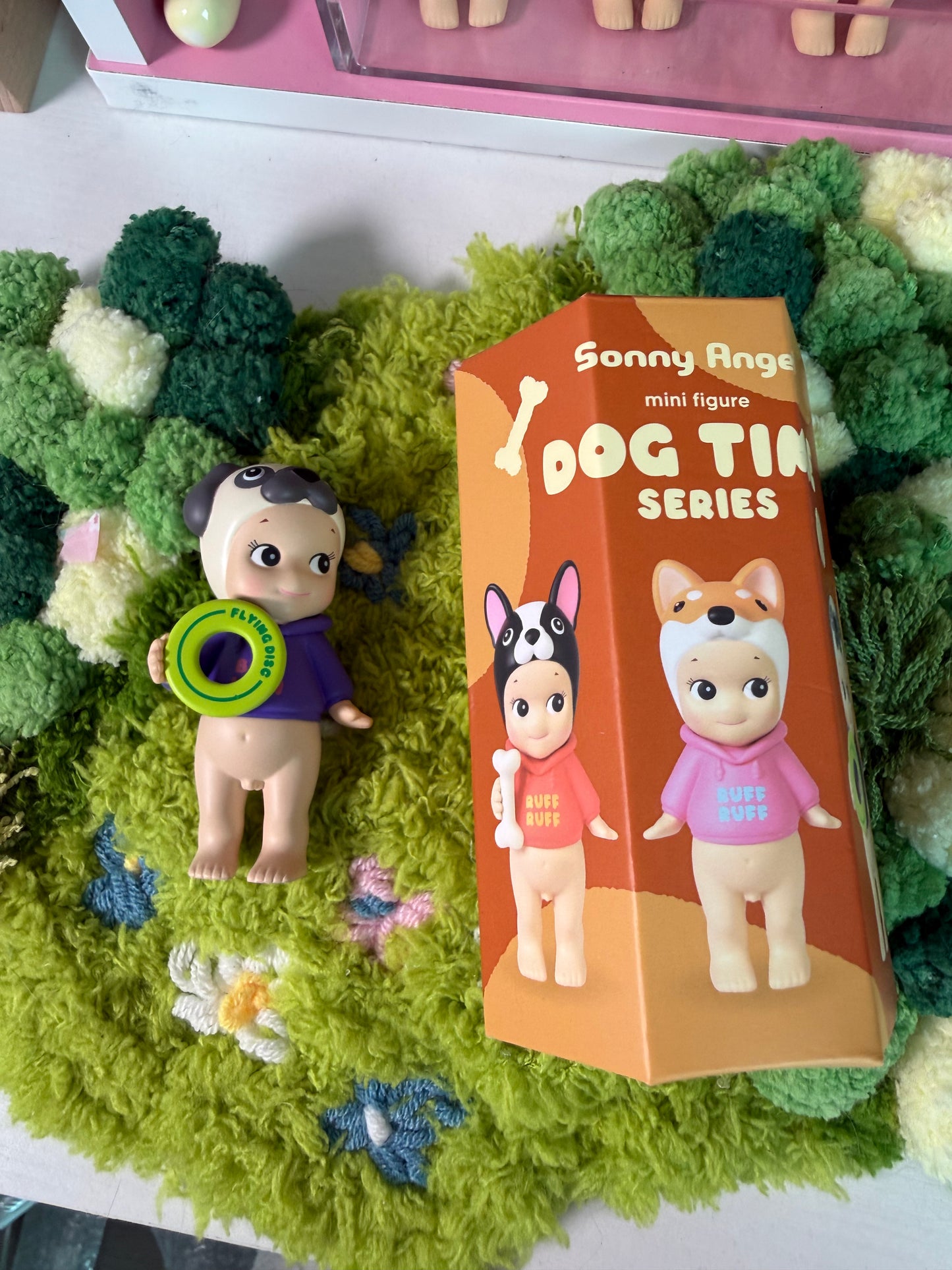 sonny angel opened dog time pug