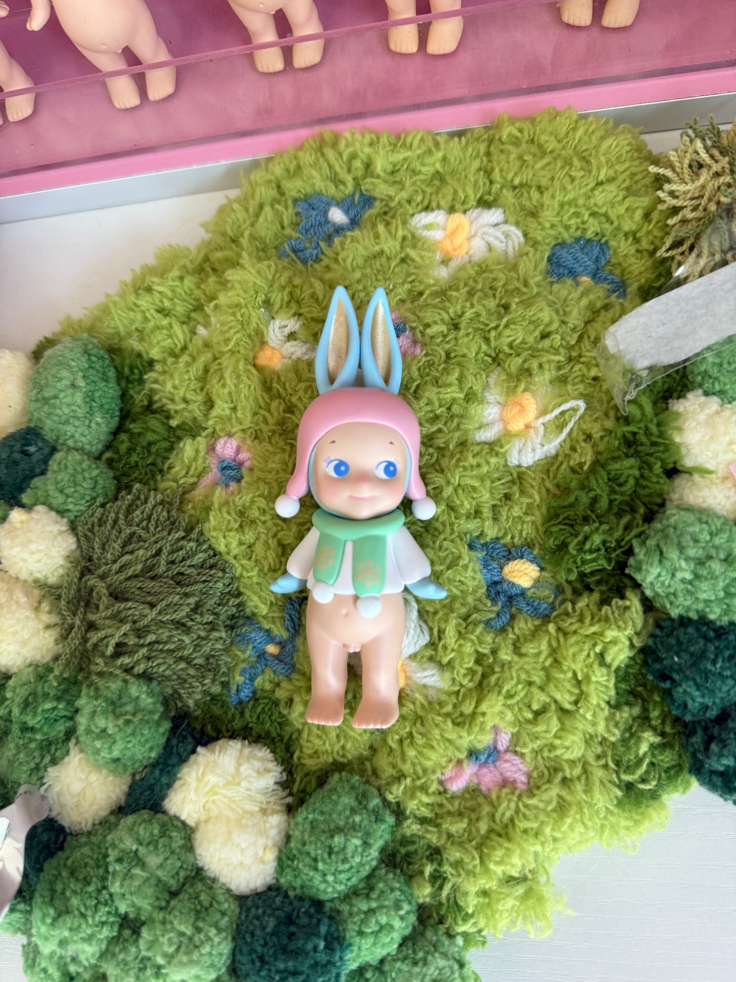 sonny angel opened winter wonderland rabbit