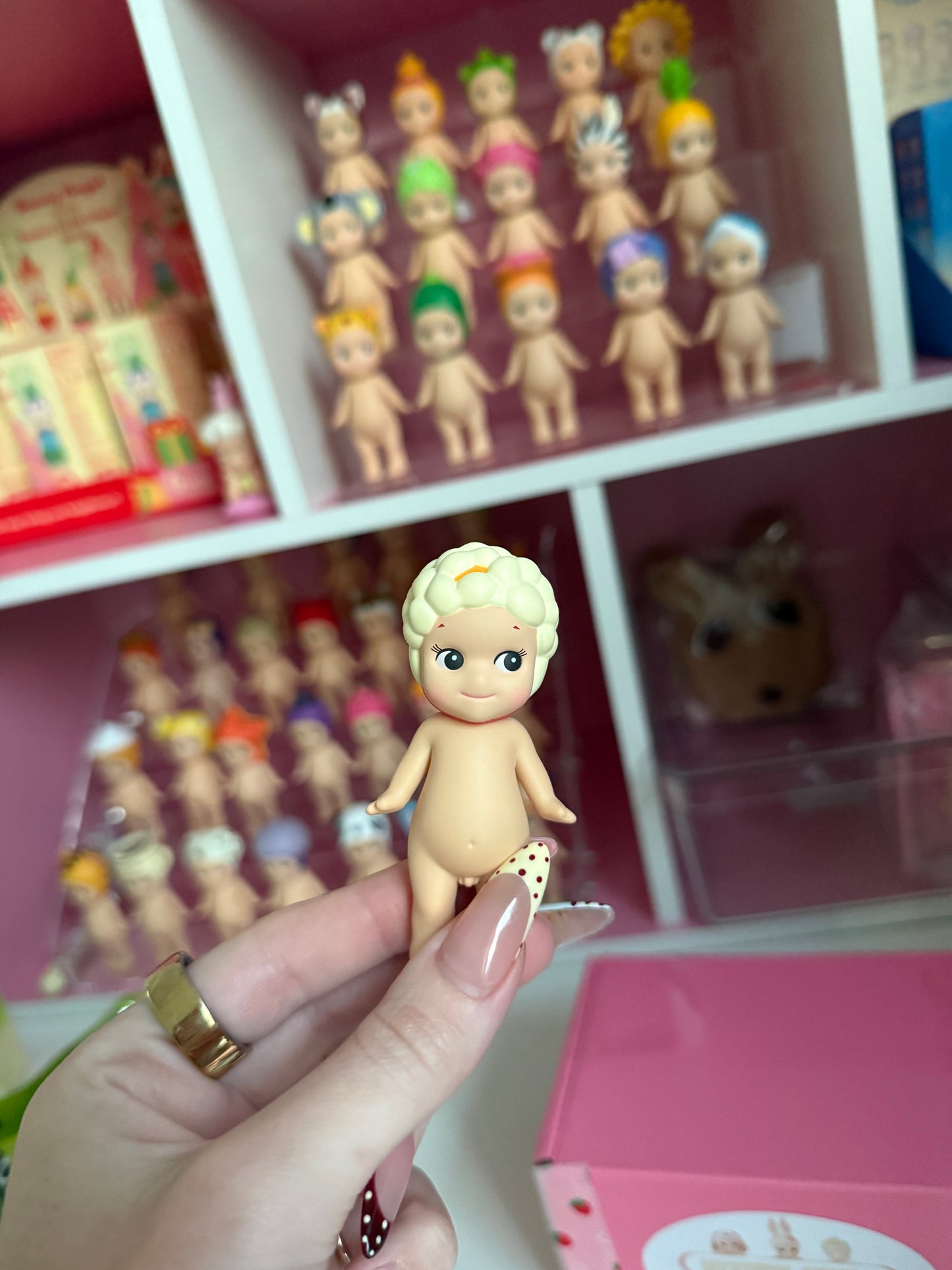 sonny angel opened sweets series popcorn