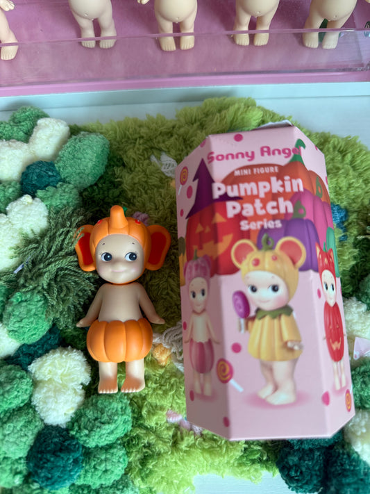 sonny angel opened pumpkin patch elephant