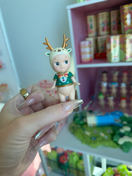 sonny angel opened christmas 2018 reindeer