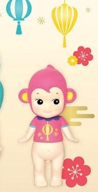 sonny angel opened Chinese festival pink monkey