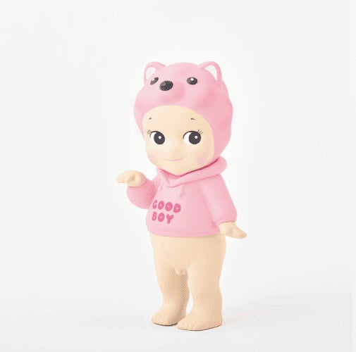 sonny angel opened dog time lucky Pink Pomeranian