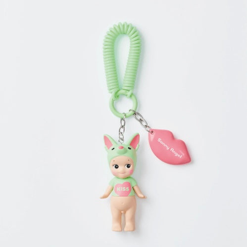 sonny angel opened kiss kiss keychain fox