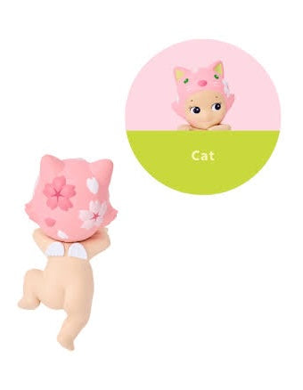sonny angel opened cherry blossom hipper cat