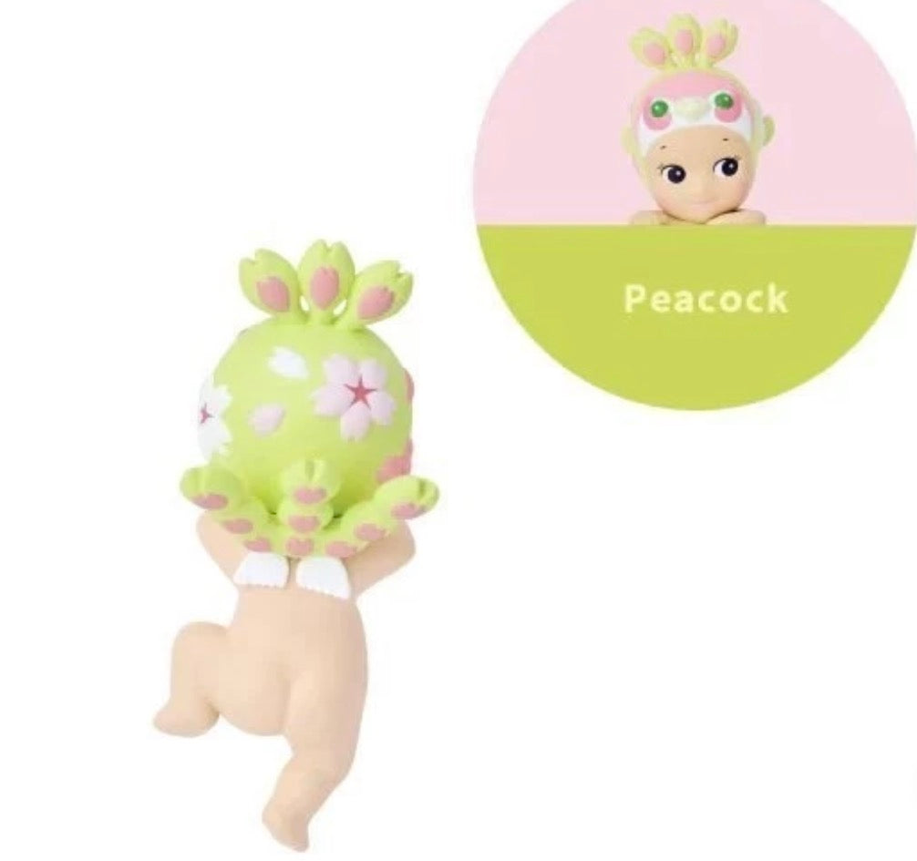sonny angel cherry blossom hipper peacock
