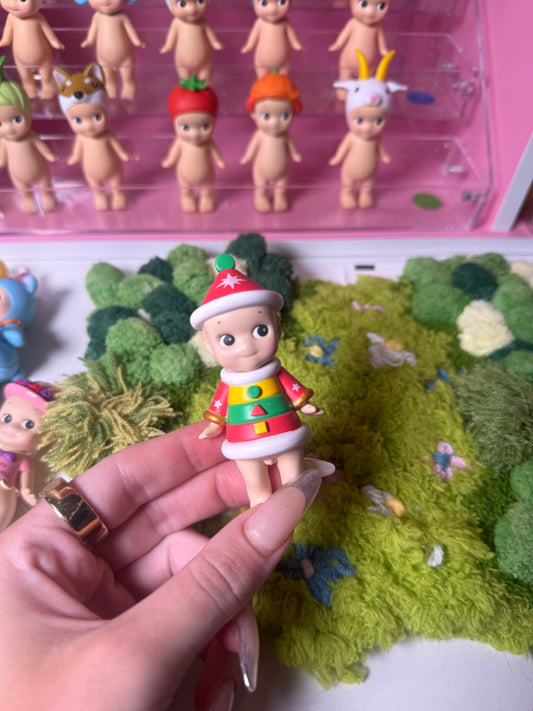 sonny angel opened 2017 wood Christmas Santa