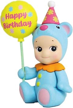 sonny angel opened blue birthday bear