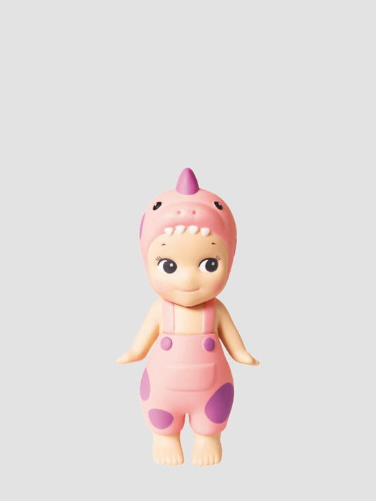 sonny angel opened pink dinosaur