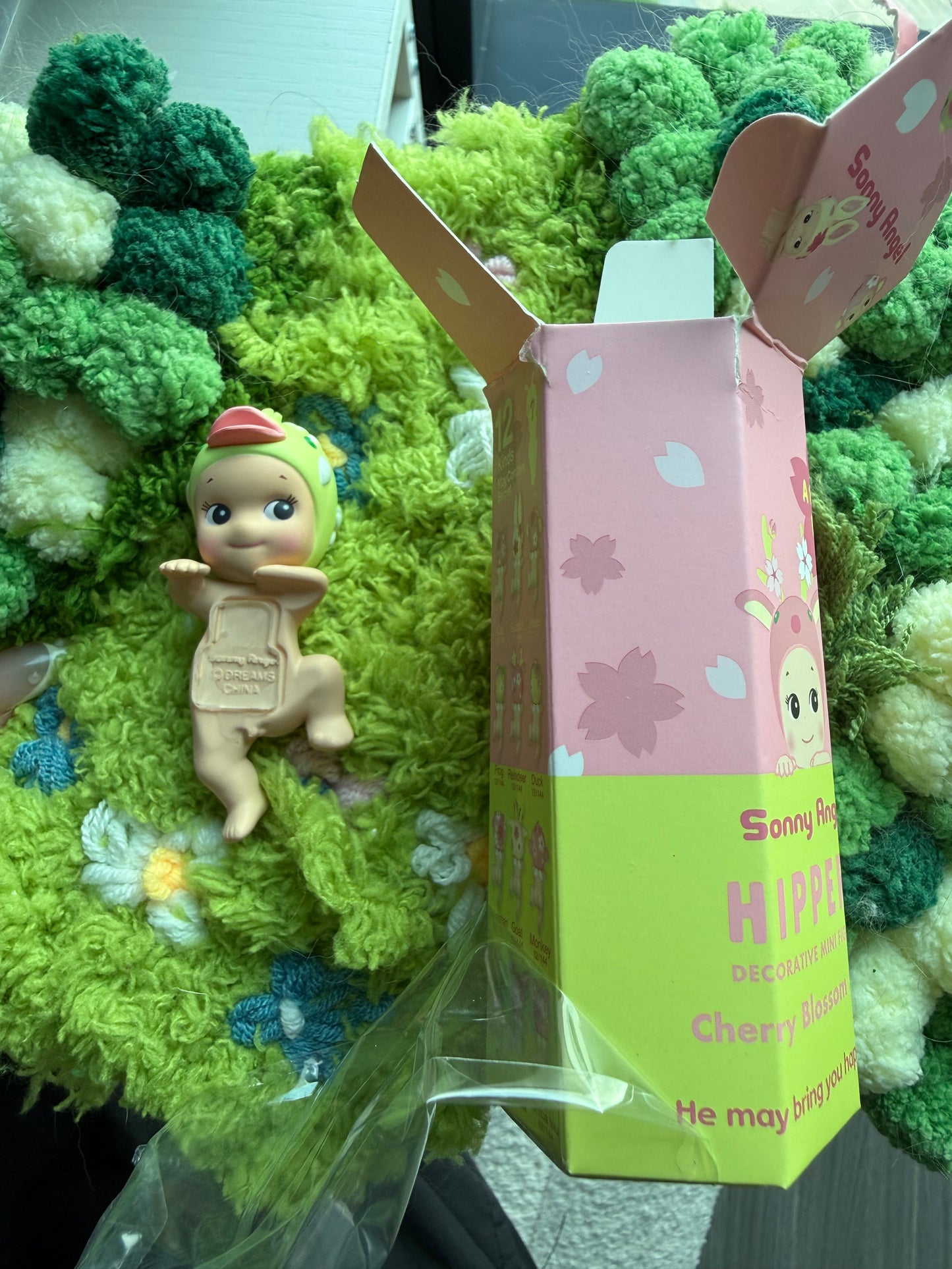 sonny angel opened cherry blossom duck