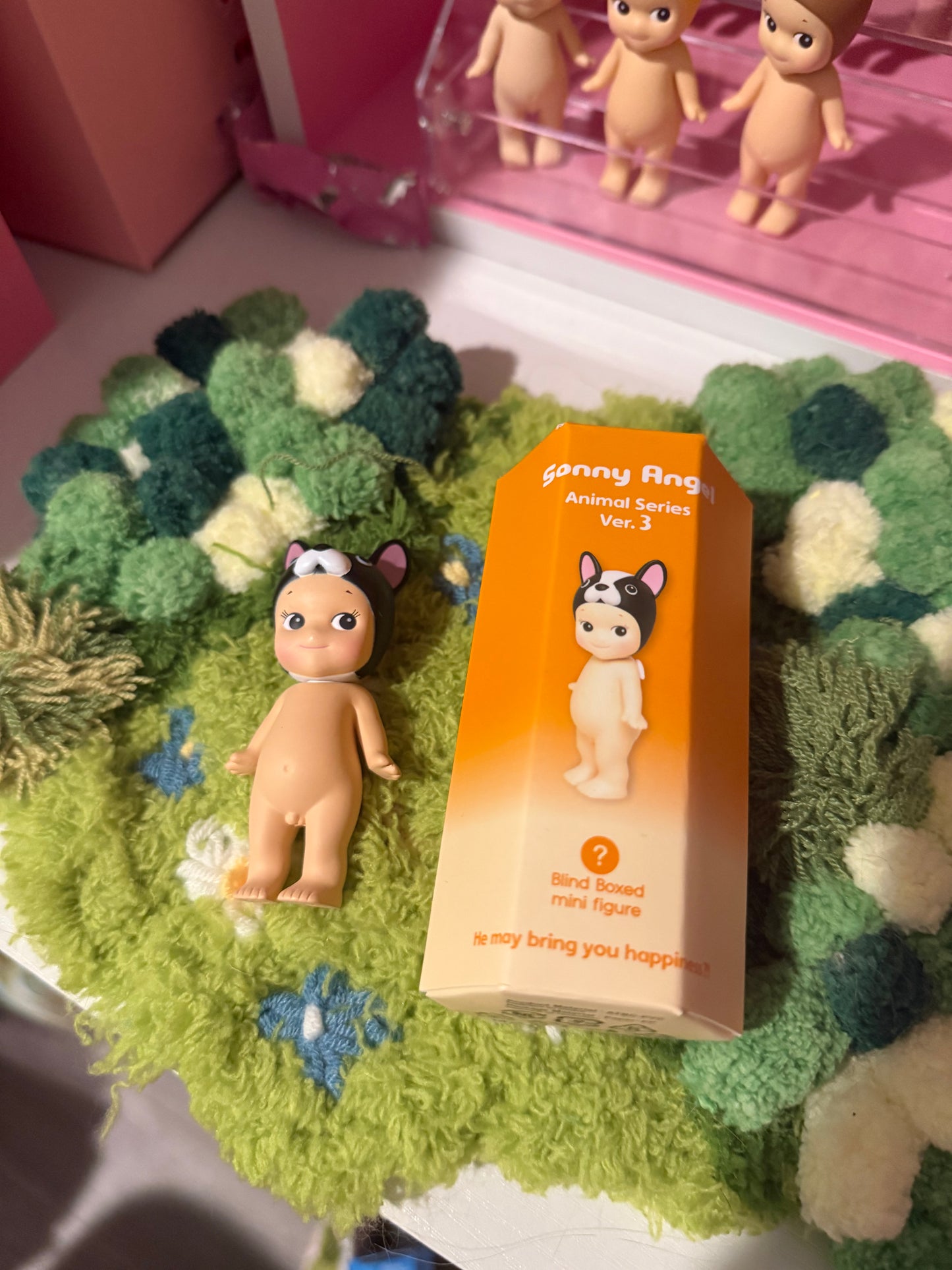 sonny angel opened French bulldog v3
