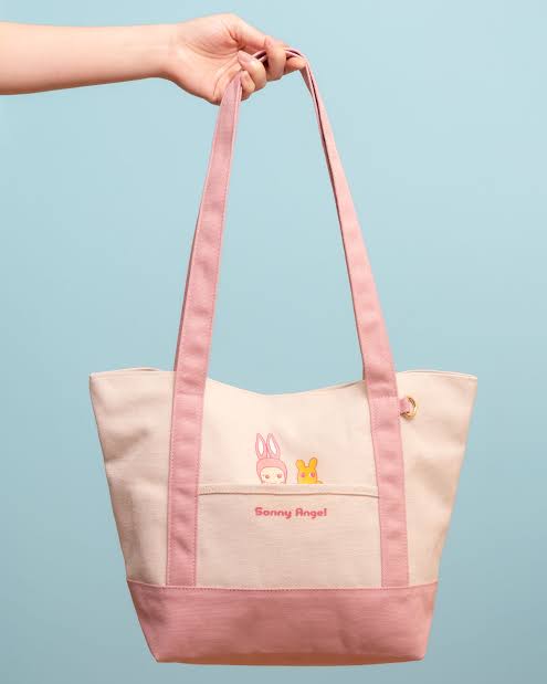 sonny angel stitched tote bag