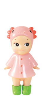 sonny angel opened rainy day axolotl