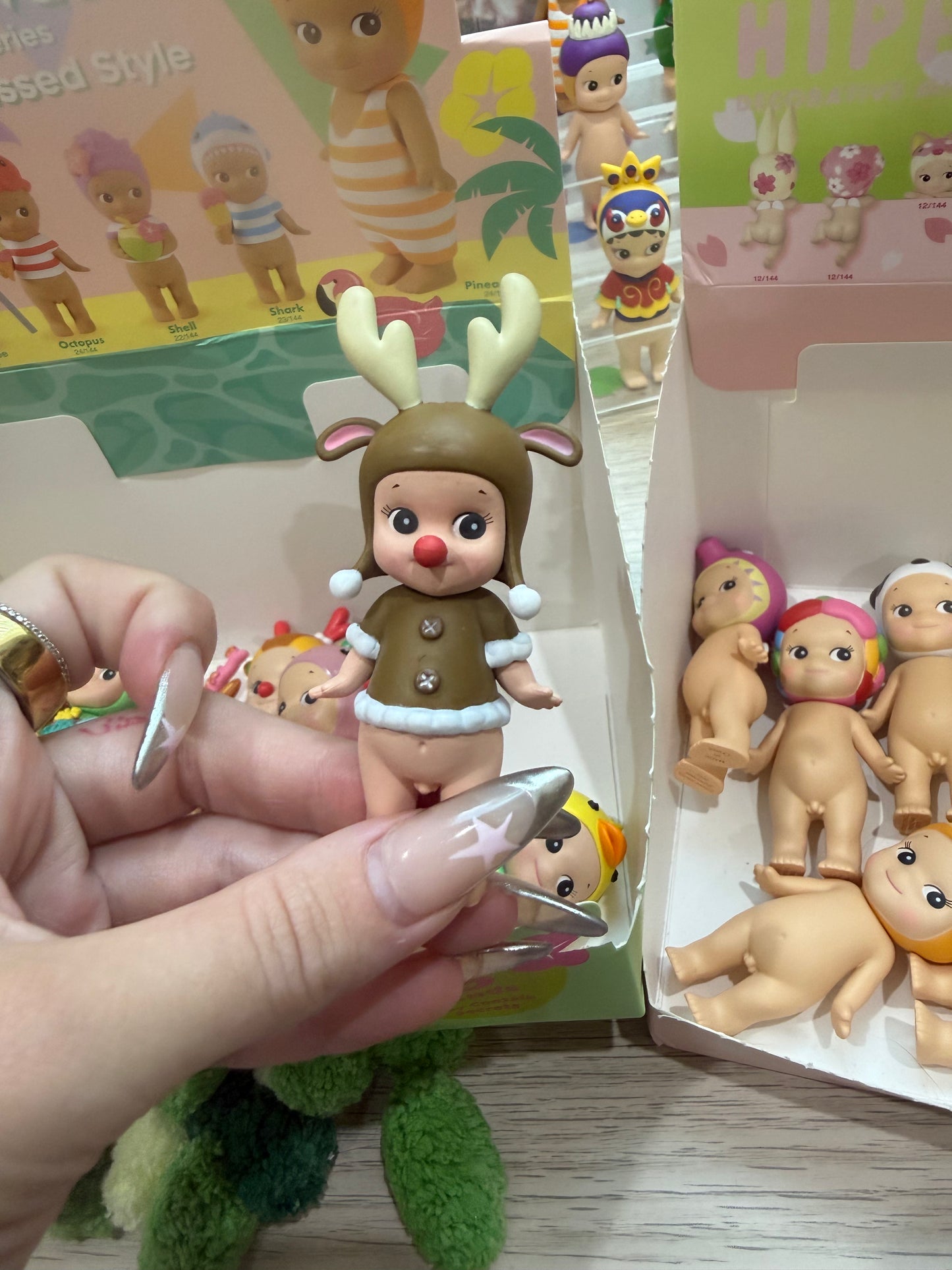 sonny angel opened 2011 christmas reindeer
