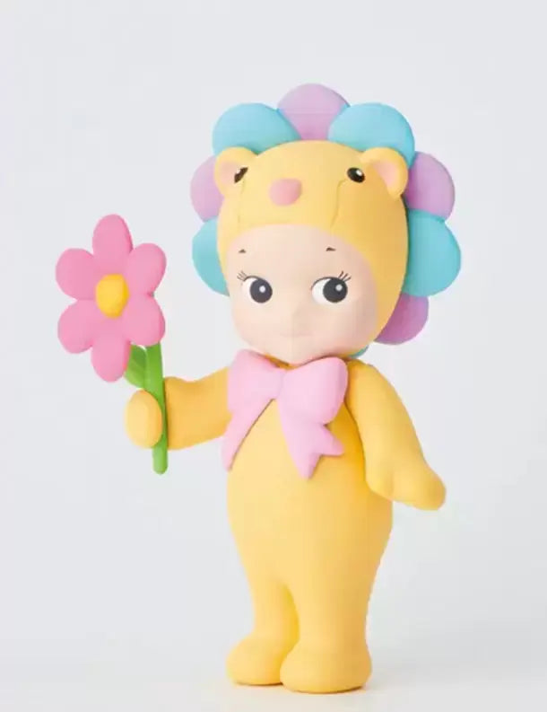 sonny angel opened yellow lion flower gift