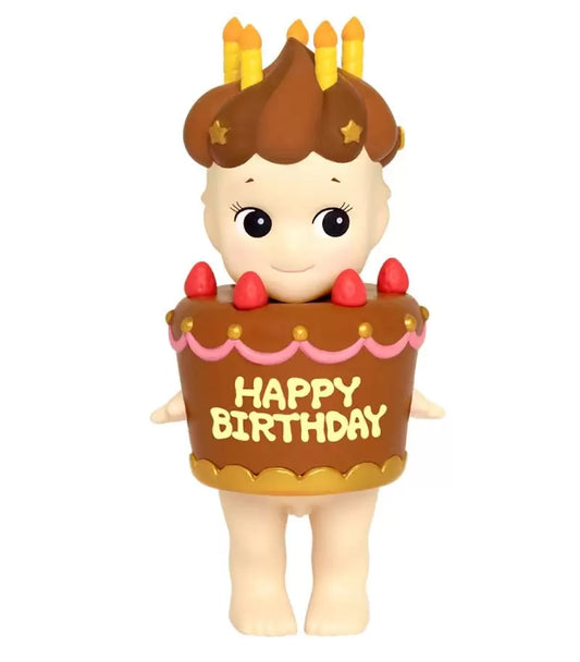 sonny angel opened birthday cake chocolate