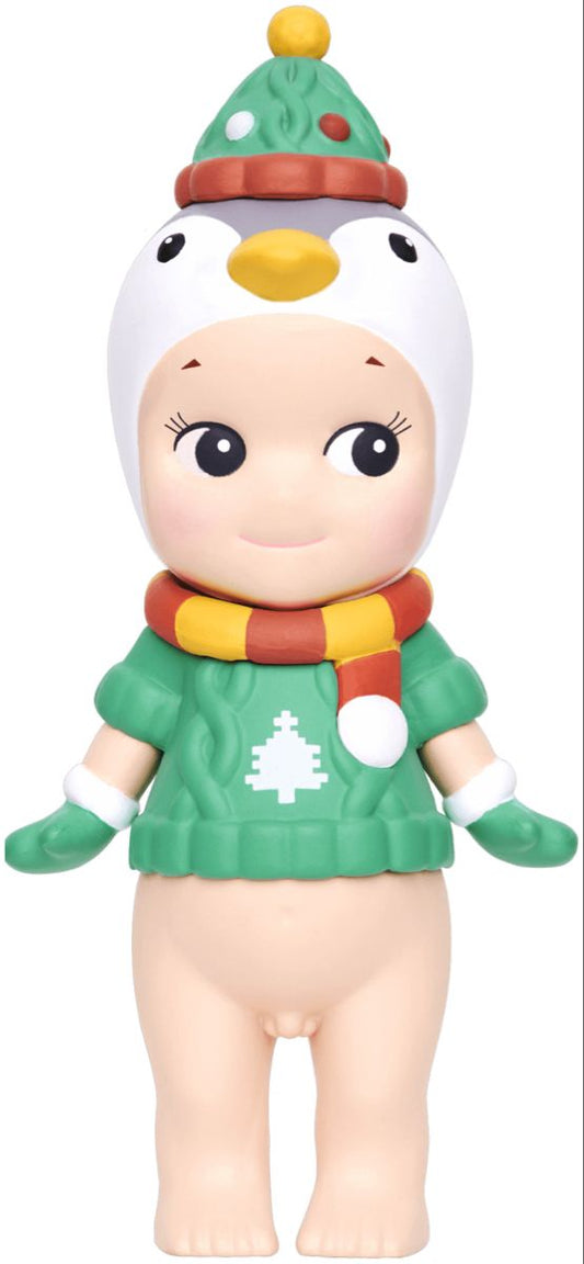 sonny angel opened Christmas 2019 wool penguin