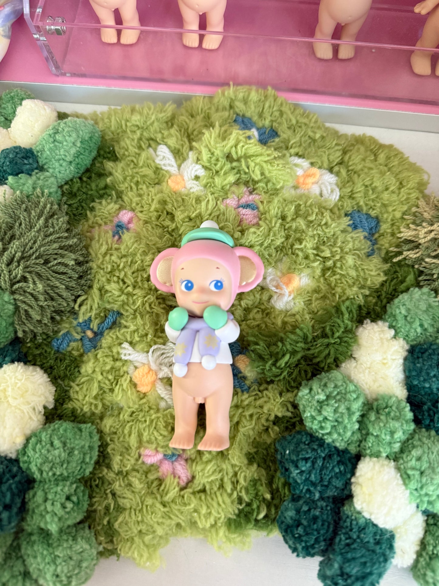 sonny angel opened winter wonderland mouse