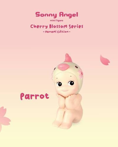 sonny angel opened cherry blossom hanami parrot