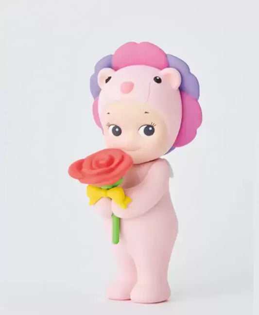 sonny angel opened rose lion flower gift