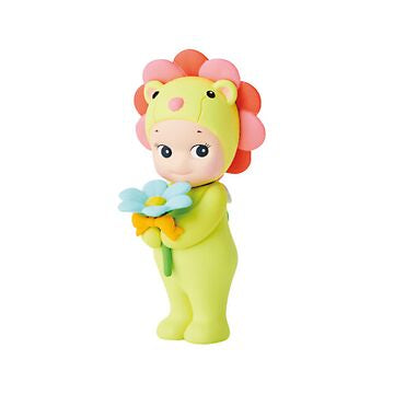 sonny angel opened daisy lion flower gift