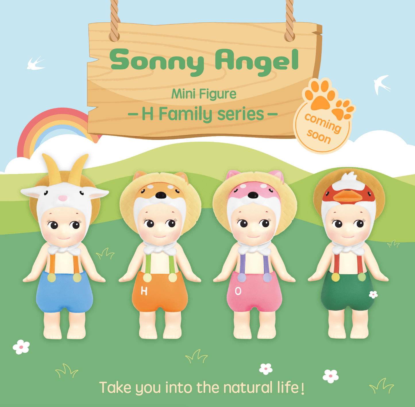 sonny angel h family duck